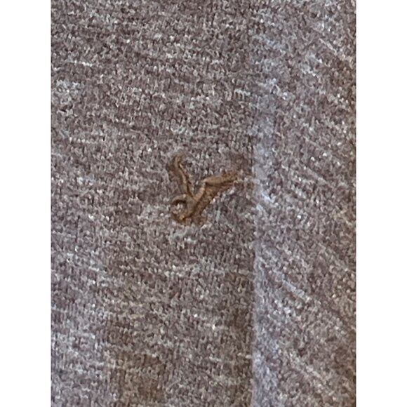 Mens American Eagle Outfitters Blue V-Neck Sweater Size L Lightweight Knit - Picture 9 of 9